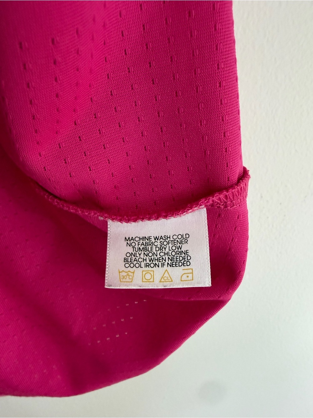 Izod ZoneFX Women's Pink Sleeveless Knit Polo Shirt Size M - Picture 6 of 6